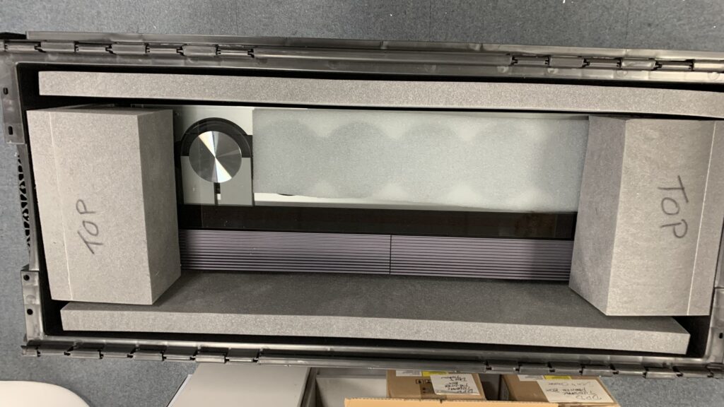 Place inside the box, making sure the sides are fully seated at the bottom of the box